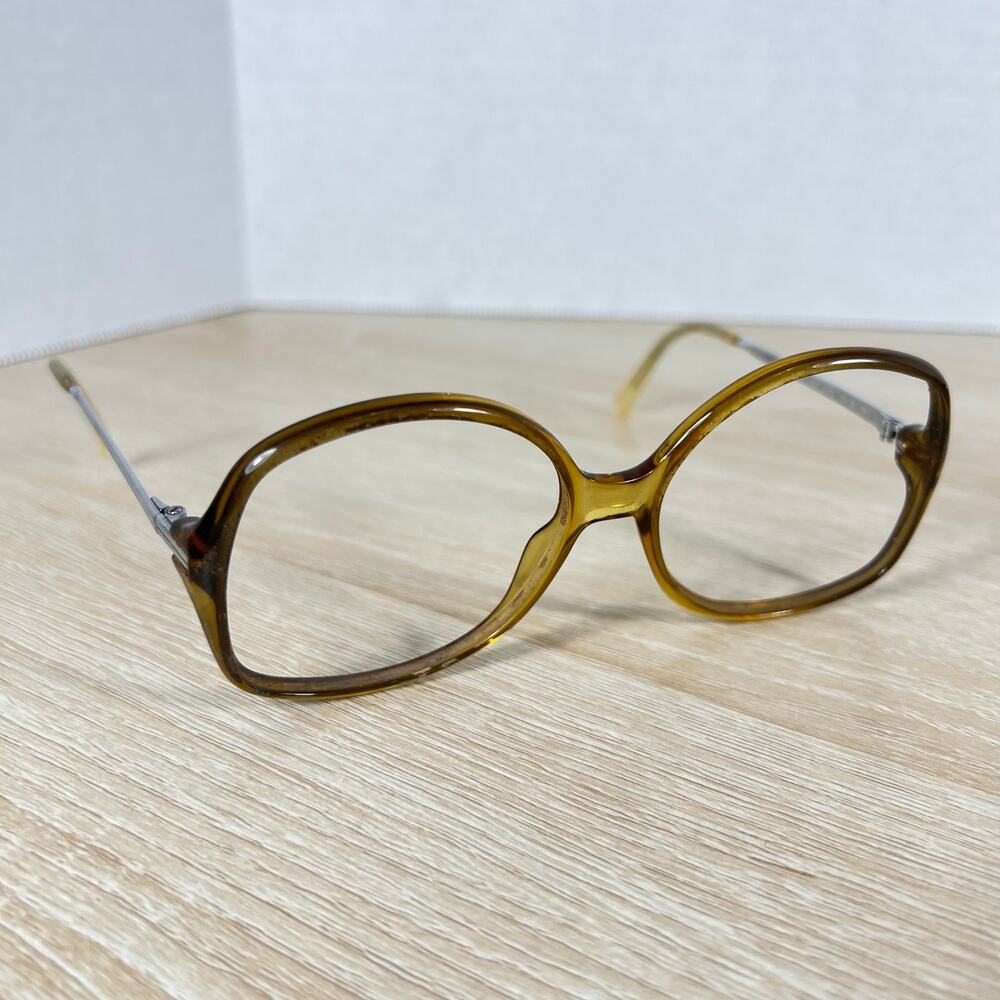 Viennaline 1017 D175 Eyeglasses Oversized Frames Only Brown 52-15-125